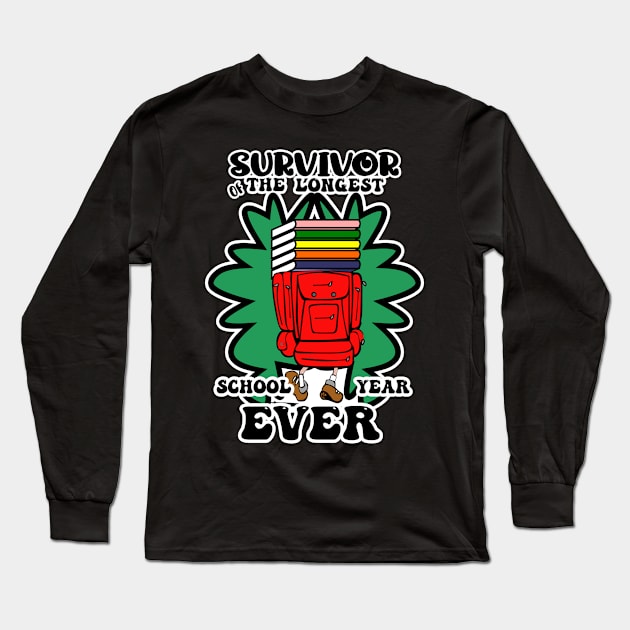 Survivor of longest school year ever Long Sleeve T-Shirt by Redmanrooster